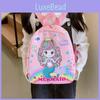 Hello Kitty Breathable Nylon Backpack With Animal Print For Preschool Daily Use