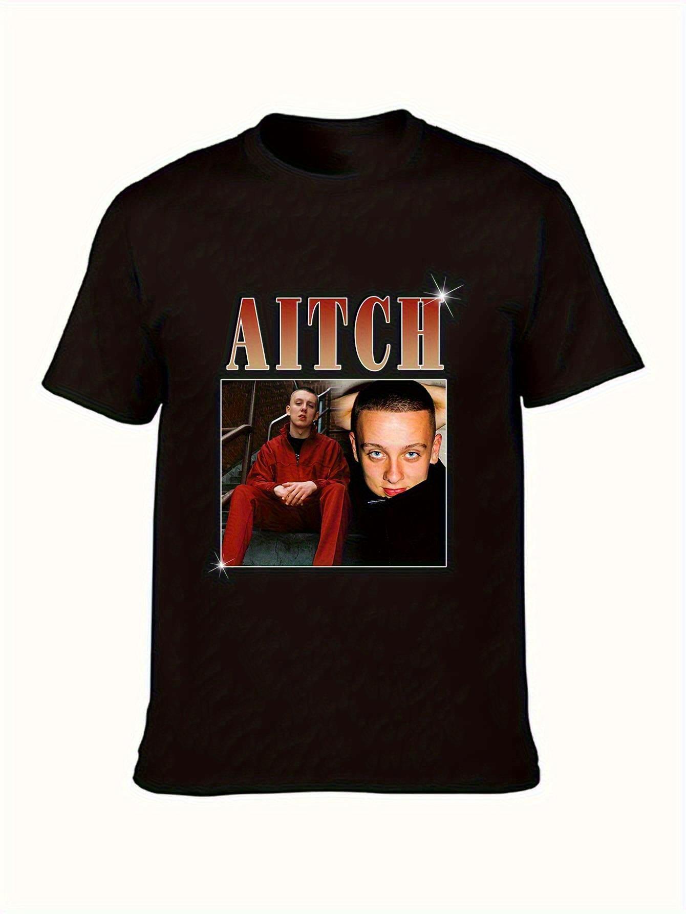 AITCH Hop T-Shirt- A T-shirt with Eye-catching AITCH Lettering L