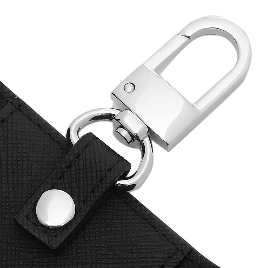 Dunhill Plain Key Case, Black, Men's, 22R2P14PS001R [Used]