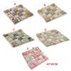 Square Cotton Chair Pad Thicker Seat Cushion Soft Flower Style Chair Cushion  Home