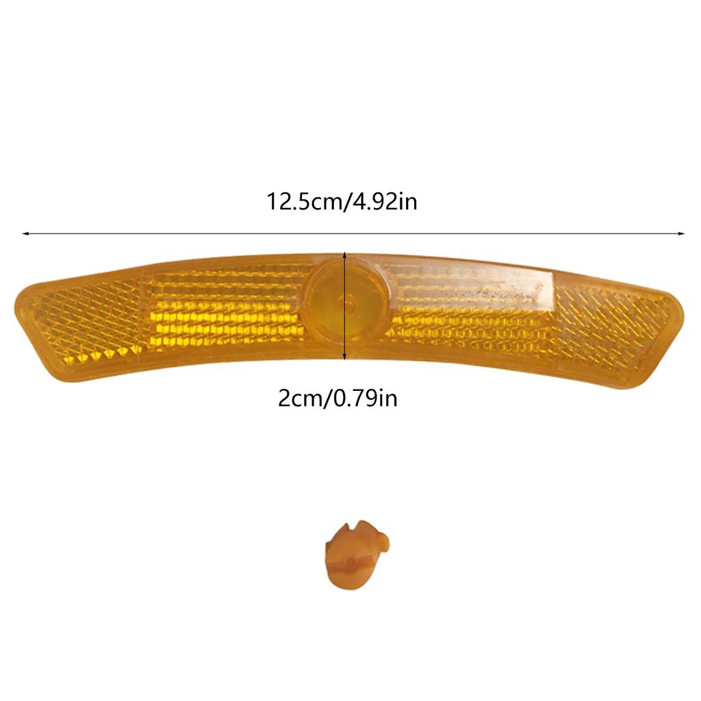 8Pcs Road Bike Wheel Spoke Reflectors Safety Warning Reflector Night Riding Warning Reflective Lights for Wheels