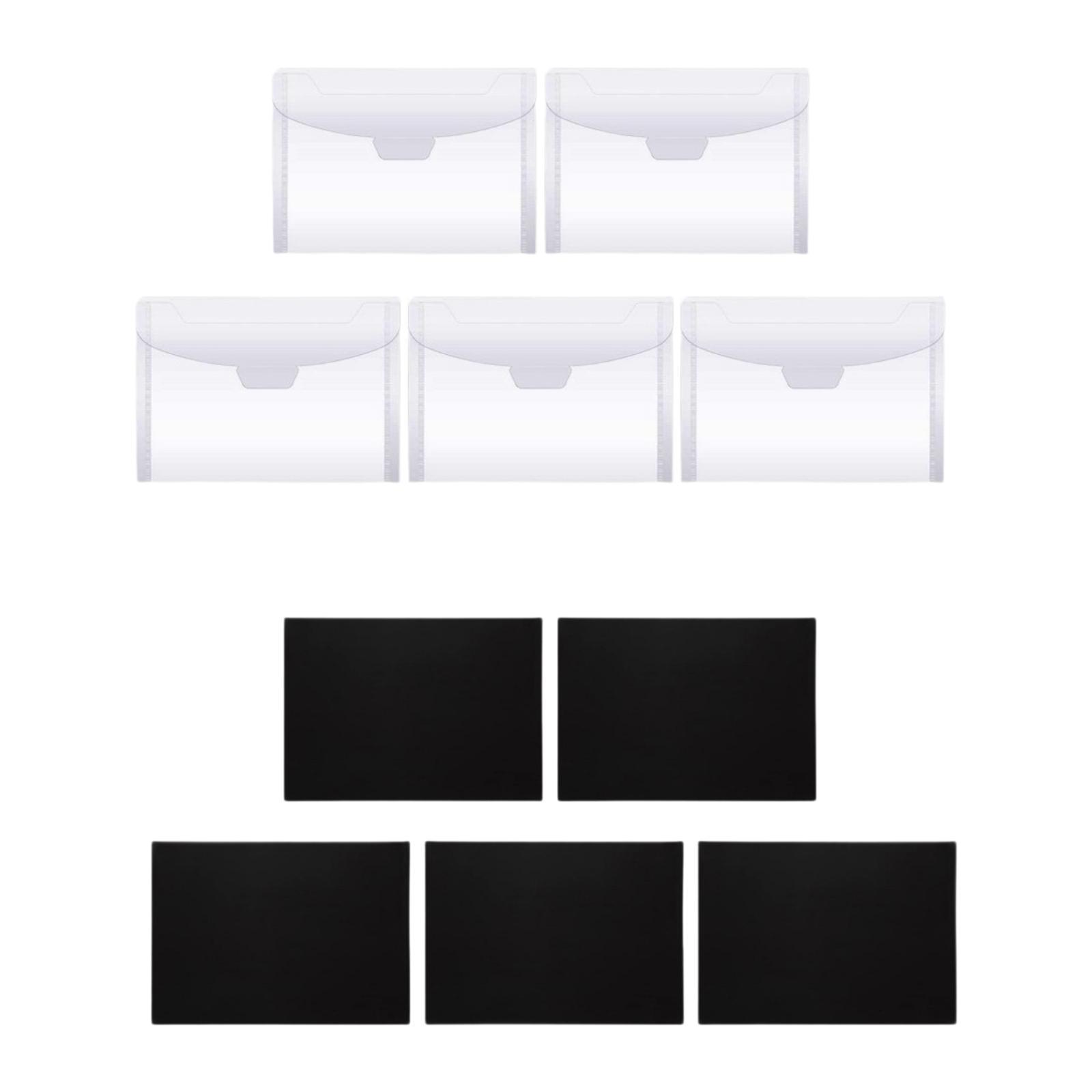 

Magnet Sheets Folder Bags Set Stamps Organizer High Transparency Template Stickers Cover for Paintings Storage Cutting Dies