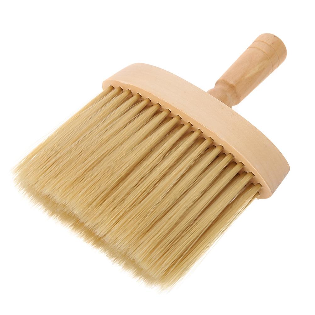 Neck Face Duster Brush Salon Hair Cleaning Wooden Sweep Brush Hair Cut Hairdressing Tool