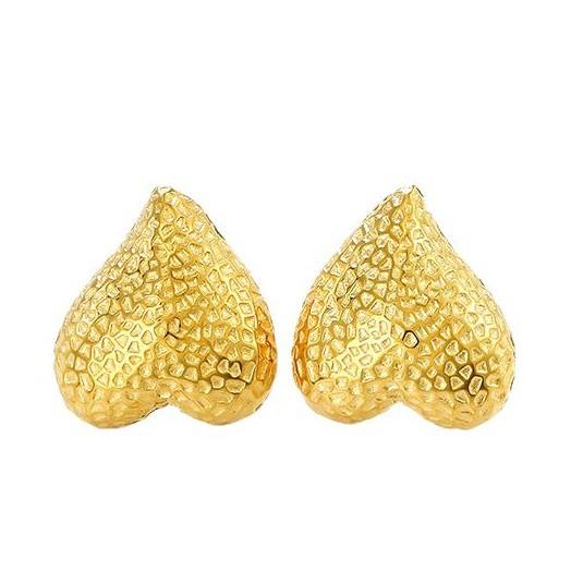 Chenhe Jewelry Light Luxury Jewelry Does Not Fade Love Earrings Design Sense Niche High Sense Earrings Female Titanium Steel Stud Earrings