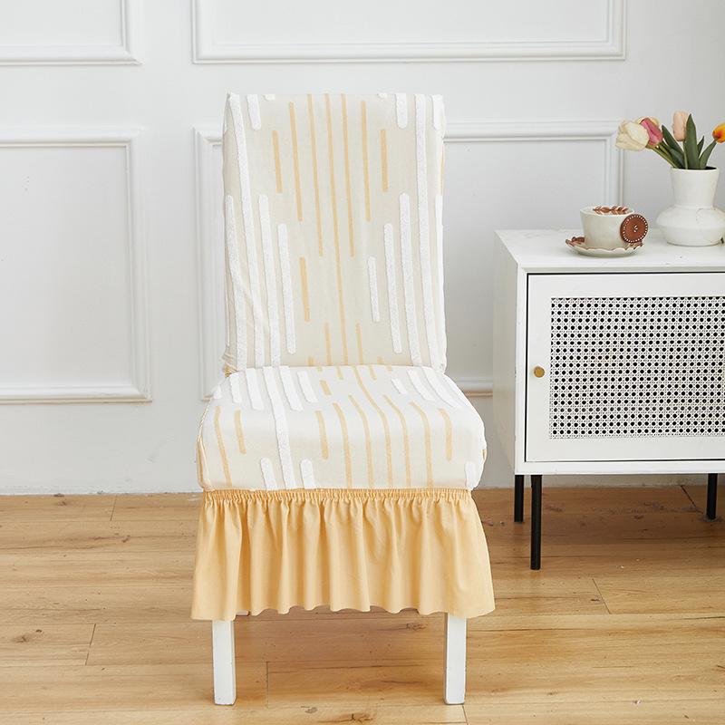 All-inclusive Elastic Chair Cover Backrest Seat Cushion One-piece Dining Chair Cover Same Stool Cover for Home Hotels and Hotels