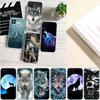CJ8 Zvířecí Vlk Soft Shell Průhledný Kryt na Telefon pro Motorola Moto Edge 20 30 40 50 S30 Fusion Ultra Pro Neo Lite + G200 G23