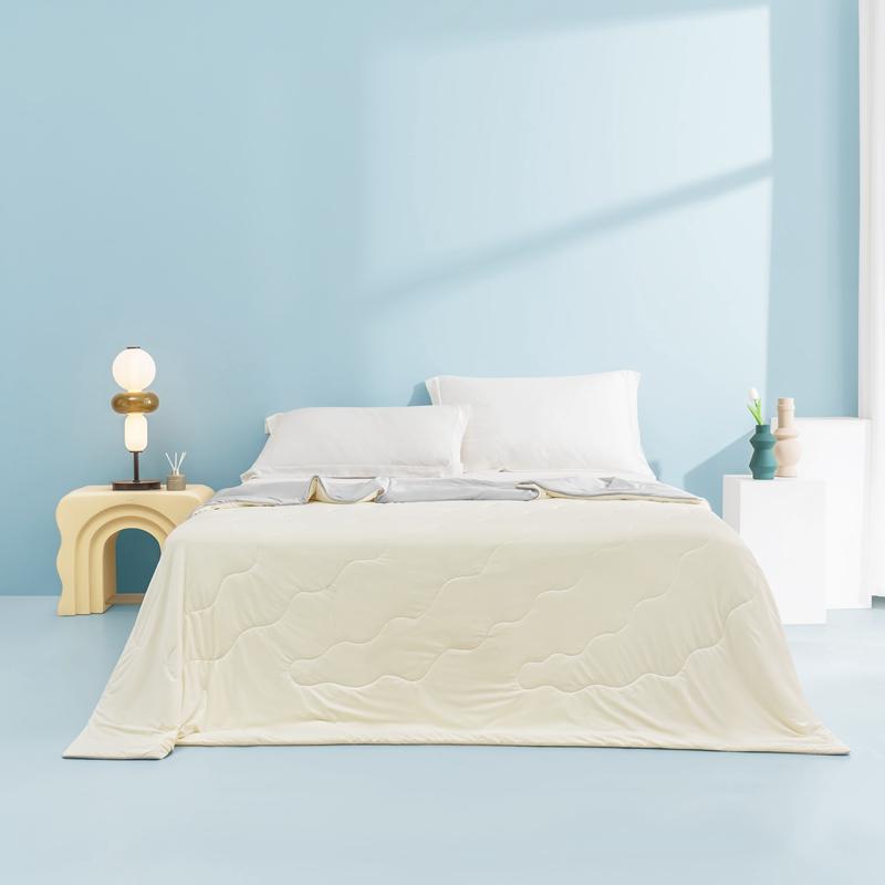 New Cool Polyester Cotton Air Conditioning Quilt Solid Color Minimalist Washable Machine Washable Skin-friendly Breathable