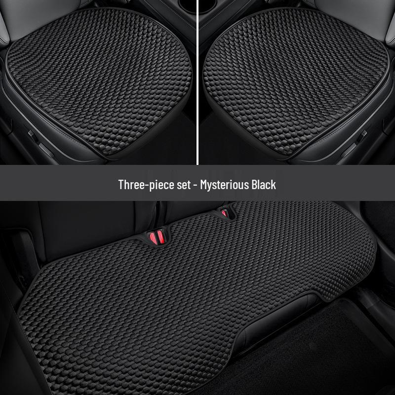 Universal Four-Season Car Seat Cushion: New Energy One-Piece Saddle Cover with Half-Wrap Design