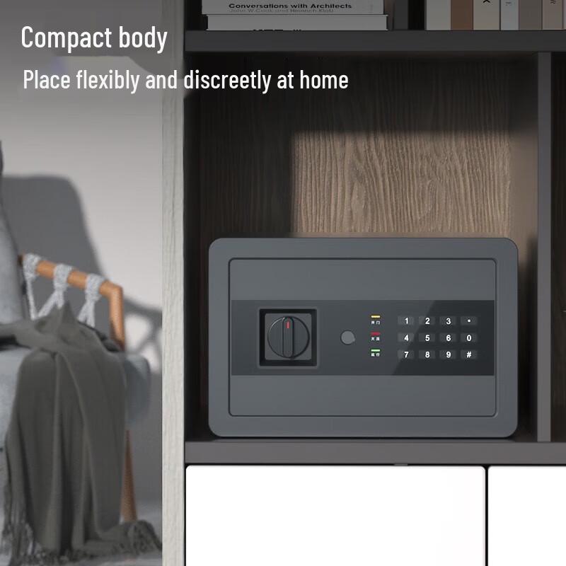Deli 20cm All-Steel Electronic Password Safe