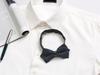 [Allegra K] Bow Tie, Striped, Pointed, Adult, Wedding, Party, Men's, Blue, Free Size