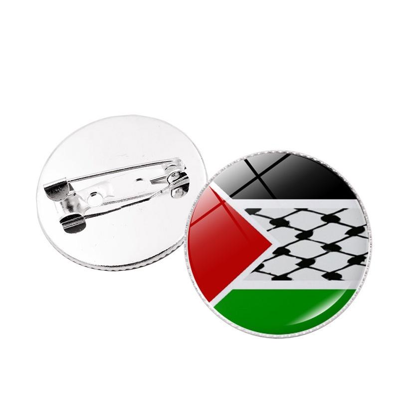 Premium Zinc Alloy Palestine Flag Brooch Pin Unique And Stylish Accessory For Bags And Jewelry Wholesale