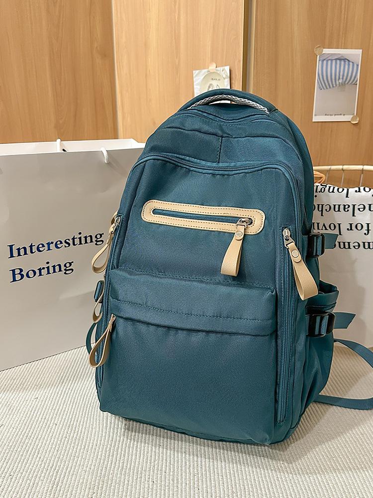 Fashion Versatile Nylon Backpack Wear-resistant New Student Schoolbag Travel Backpack