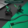 Wired Headphone with Reduction Theater Game Microphone Noise Sound HD-compatible Call No-Delay In-ear