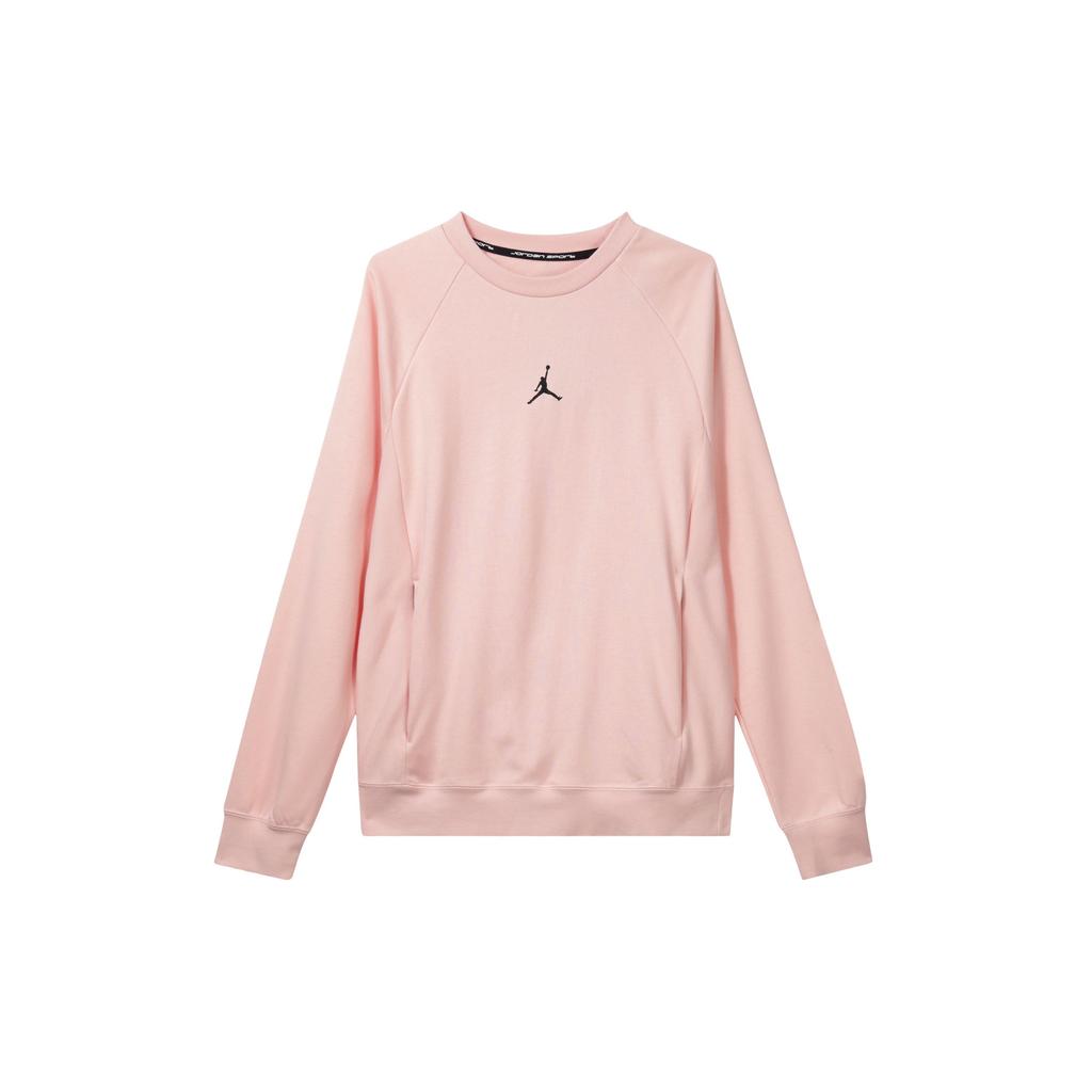 Jordan Solid Color Logo Running Fitness Training Casual Long Sleeve Sweatshirt Men Sweatshirt Pink DV1287-622