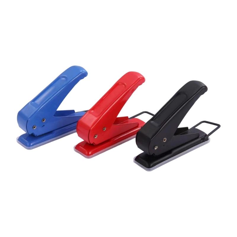 1/4Inch Single Hole Puncher Heavy Duty Metal Holes Punches Ergonomic Paper Punchers 20 Sheets Capacity For Paper