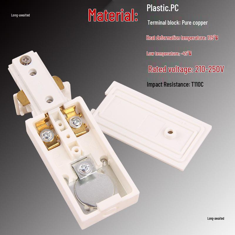 Track Power Junction Box - Dual/Triple Wire Connector for Square Track Lighting