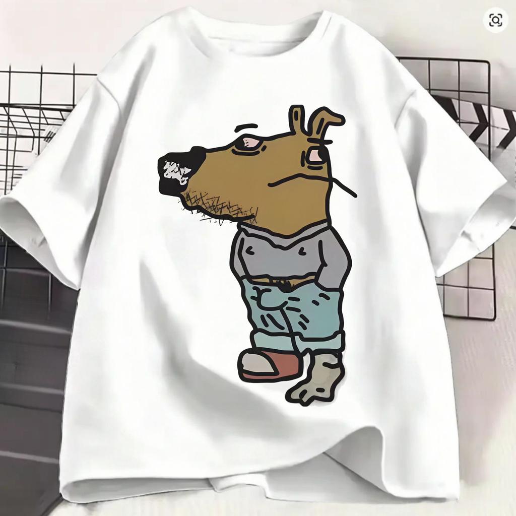Vintage T Shirt Summer Chill Guys Fashion T Shirts Cotton Tee Shirt for Unisex Y2K Casual Plus Size 6XL Short Sleeve Tops