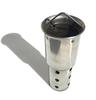 Archnote Inner Silencer Baffle Muffler Motorcycle Universal Motorcycle Noise Reduction Volume Adjustment Silencer Exhaust Catalytic Converter Type