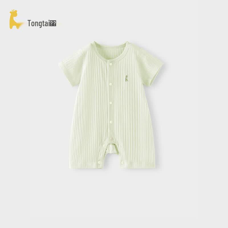 TONGTAI Baby Short Sleeve Cotton Romper