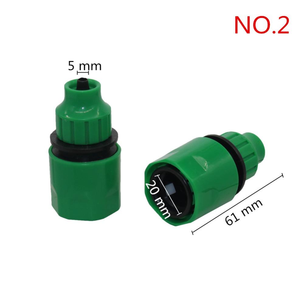 Fast Coupling Adapter with 4/7mm 8/11mm Hose Connector Drip Tape for Garden Irrigation Plastic Quick Connector Kits Tube Joint