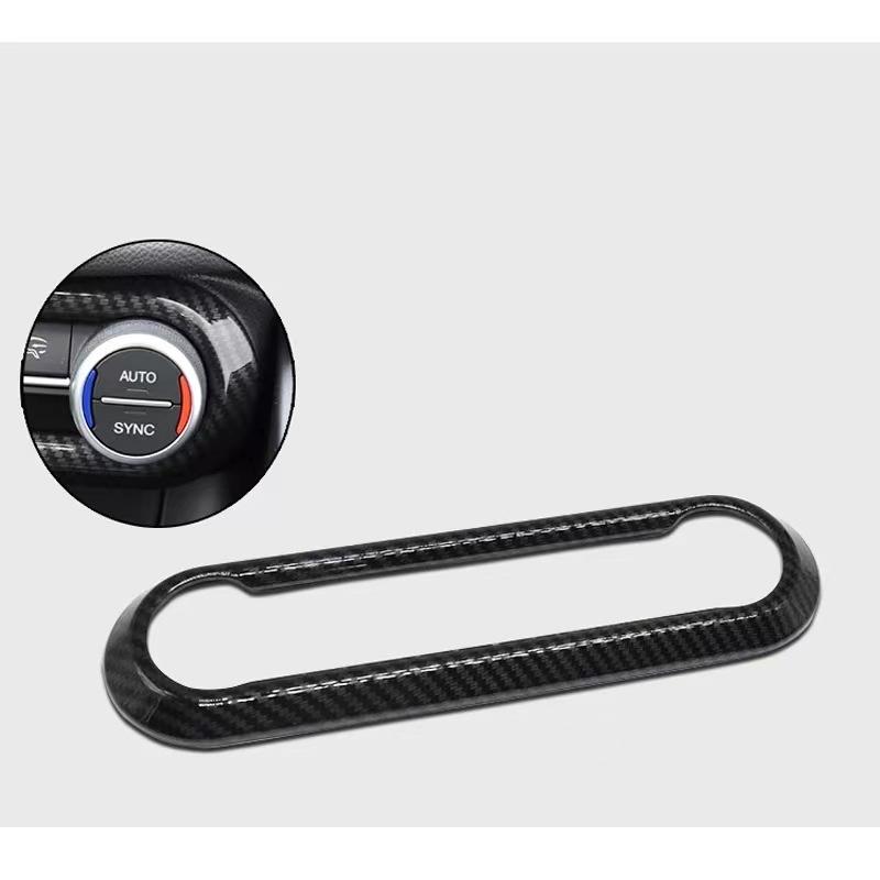 Applicable To Alfa RomeoGiuliaAir Conditioning Adjustment Decoration Frame Carbon Fiber Pattern Interior