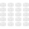 20Pcs Double Hole Silicone Stoppers for Jewelry Making Anti-Slip Necklace and Bracelet Clasps DIY Craft Accessories