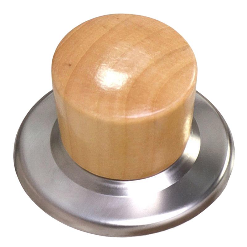 1PCS Home Universal Wooden Handle Heat Resistant Saucepan Round Lifting Kettle Anti Scalding Cookware Professional Pot Lid Knob