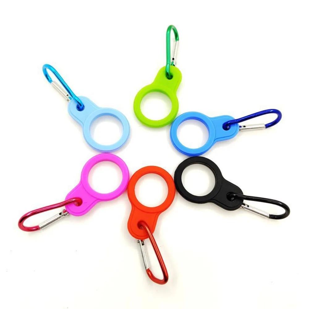 1PC New Silicone Water Bottle Buckle Outdoor Free Hands Water Cup Portable Buckle for Backpack Hiking Travel Hiking Accessories