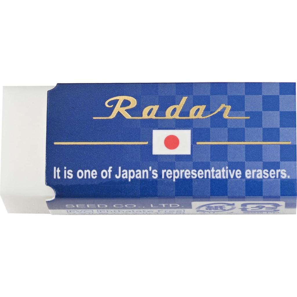 SEED Eraser JAPAN Radar 120 3 Color Assortment 30 Pieces EP-RJ-120