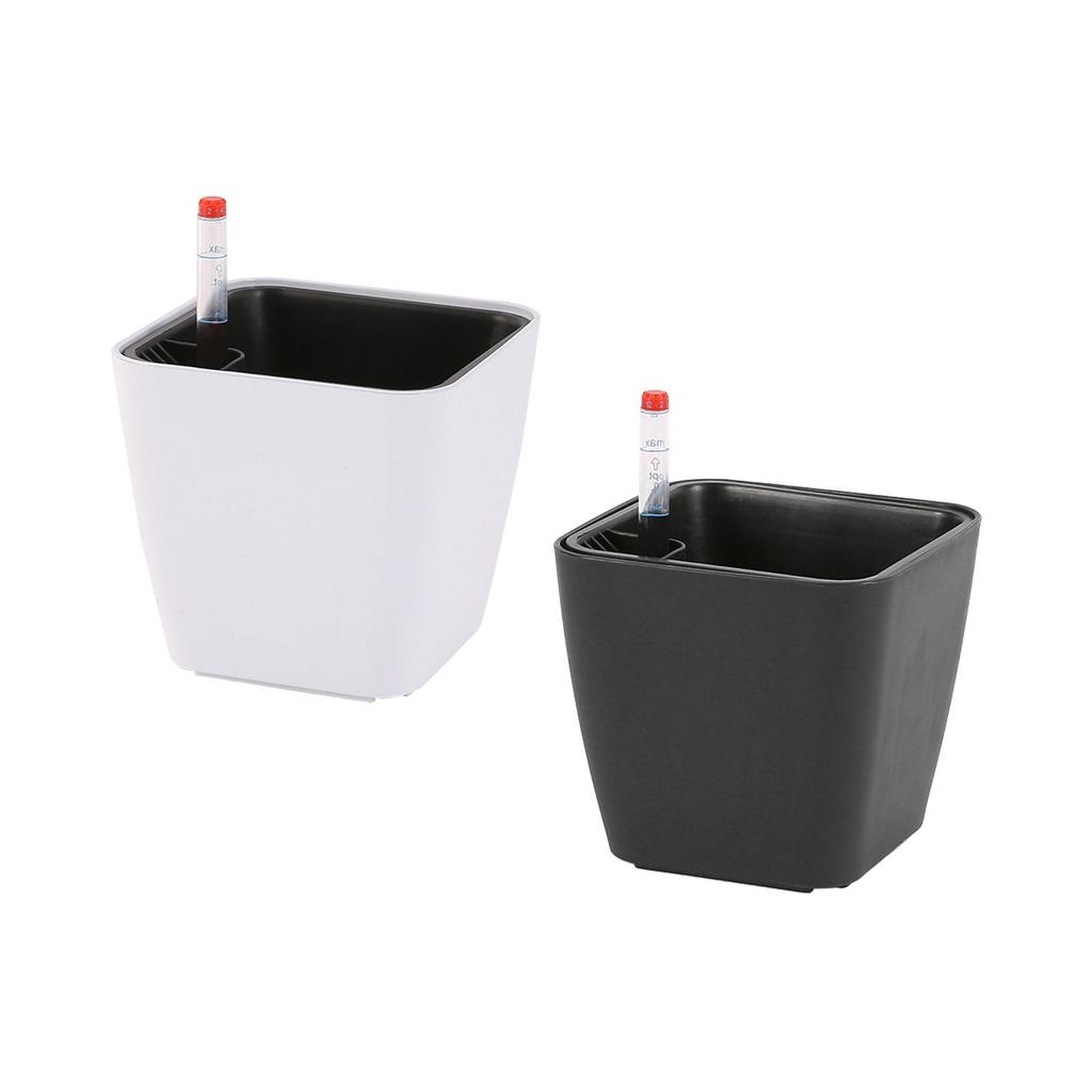 Pp Self Watering Plant Pot with Water Level Indicator Flower Pot