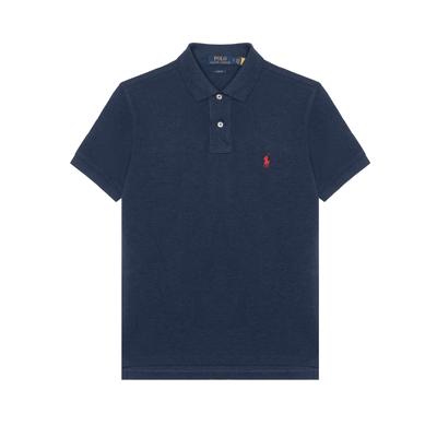Polo Logo Slim Fit Polo de Manga Corta para Hombre tops Azul 710536856-265