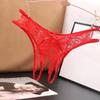 Sexy Lingerie Women's Panties Crotch Opening Transparent G-strings Thongs Solid Bowknot Underwear for Ladies Women Lace Pantys