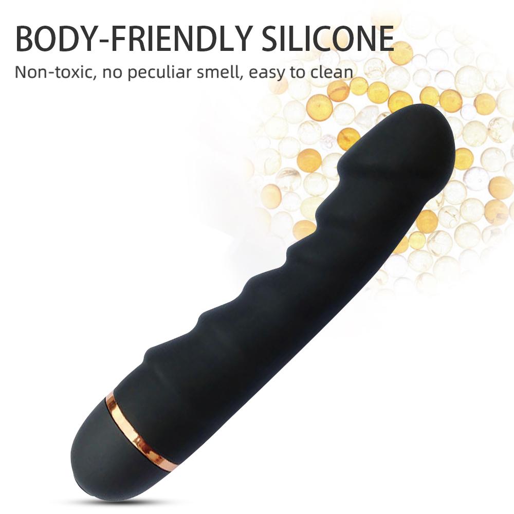 Powerful G Spot Vibrator for Deep Penetration Adult Sex Toys for Women Full Silicone Soft Vibrating Dildo Massager for Clitoral