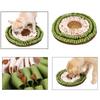 Dog Snuffle Mat Interactive Treat Puzzle Toys Slow Feeder with Licking Mat Improving Intelligence for Puppy 19" x 19"