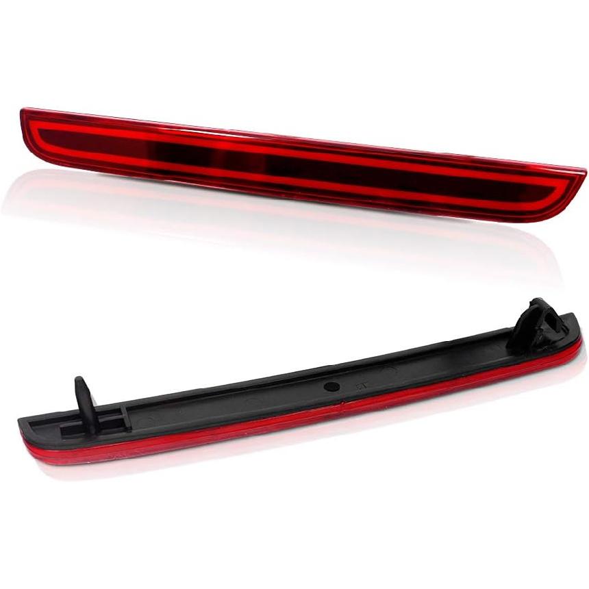 LED Red Lens Tail Brake Rear Fog Lamps Bumper Reflector Lights For 2015 2016 2017 2018 2019 Dodge Challenger