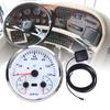 3 in 1 GPS Speedometer 0 to 120KMCelsiusH 110mm Odometer 8 to 16V Voltage Gauge E-1Celsius4-1Celsius2-3Celsius4-F Fuel   Meter with Turn Signals f