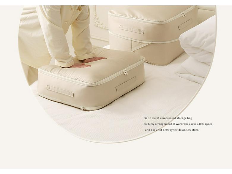Compression Storage Bag for Quilts, Silk and Down Jackets