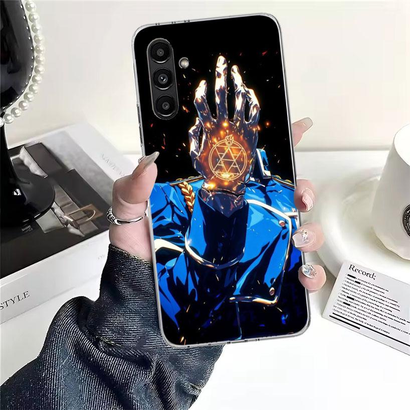 Anime F-ullmetal A-Alchemist Phone Case For Samsung Galaxy A13 A14 A15 A16 A17 A53 A54 A55 A56 A57 A33 A34 A35 A36 A37 A23 A24 A