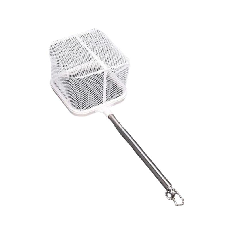 Fish Net for Fish Tanks Telescopic Rod with Removable Head for Catching Shrimp, Fish Commercial Use with Suction Cup