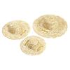 Yousheng Adjustable Cat Sun Hat Decorative Pet Accessory with Tie Retro Farmer Style Straw Hat for Cats And