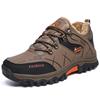 Suede Leather Men Hiking Shoes Outdoor Trail Trekking Sneakers Men Non-slip Breathable Climbing Shoes Men Mountain Sports Shoes