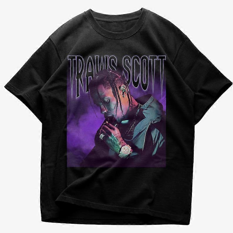 Unisex shirt Cotton Oversize Large Size Travis Scott Utopia Album Logo T-Shirt Unisex Fan Gift S-5XL