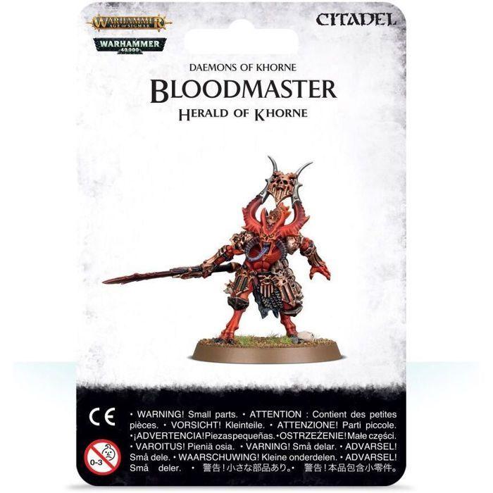 Figurine - Games Workshop - Bloodmaster, Herald of Khorne - 14 Pièces - Rouge - Mixte