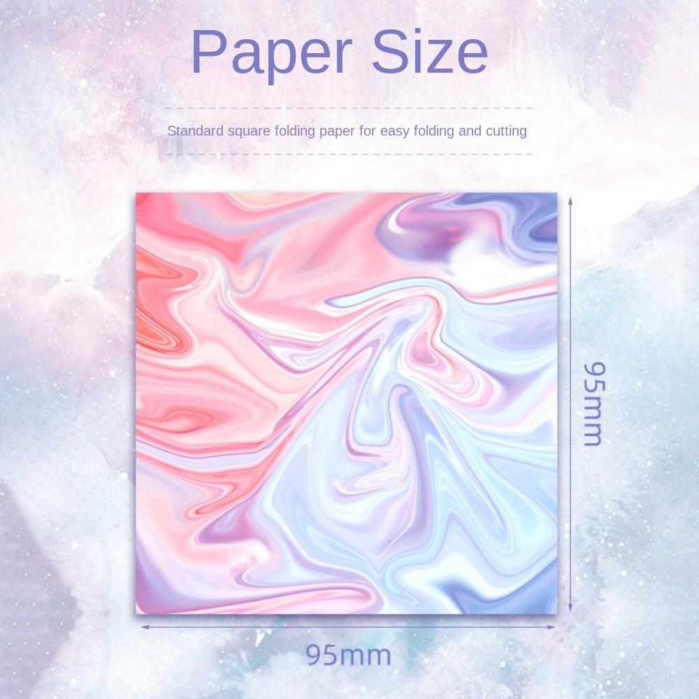 400 st Handgjort Färgglatt Viket Papper Scrapbooking Stjärnbilder Origami Papper Dekorationer