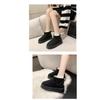 Winter New Snow Shoes Plus-size Flat Short Shoes for Women with Fleece and Thickened Warm Snow Boots for Women