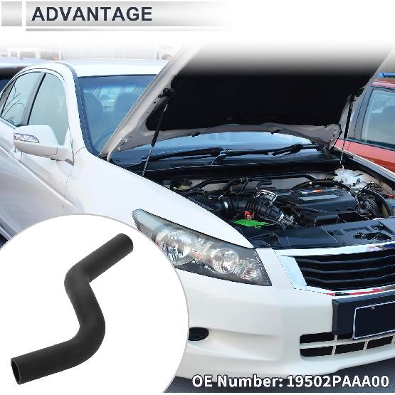 Lower Radiator Coolant Hose for Honda Accord 2.3L 1998-2002 Good Sealing Water Hose Pipe No.19502PAAA00 Rubber 1 Pc