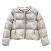 Versatile fashion round neck down jacket women's short winter new casual loose bread jacket popular jacket tide
