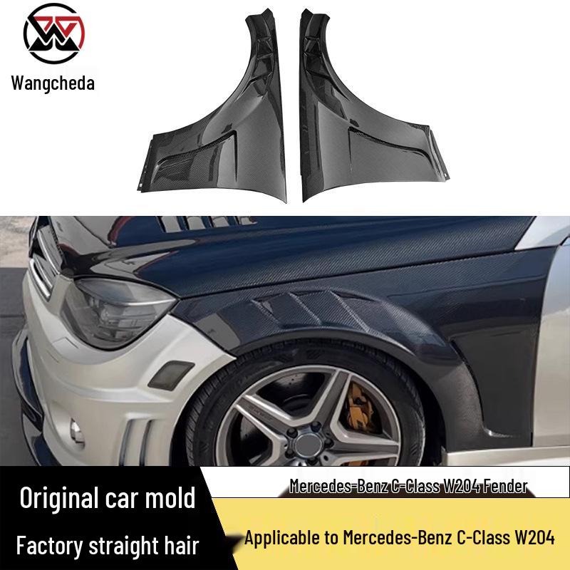 

Mercedes-Benz C-Class C63 W204 Carbon Fiber Front Fender Kit with Open Hole Design