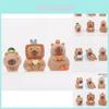 Entzückendes Capybara Cartoon Auto Dekoration PVC Figur Für Sammler Blind Box