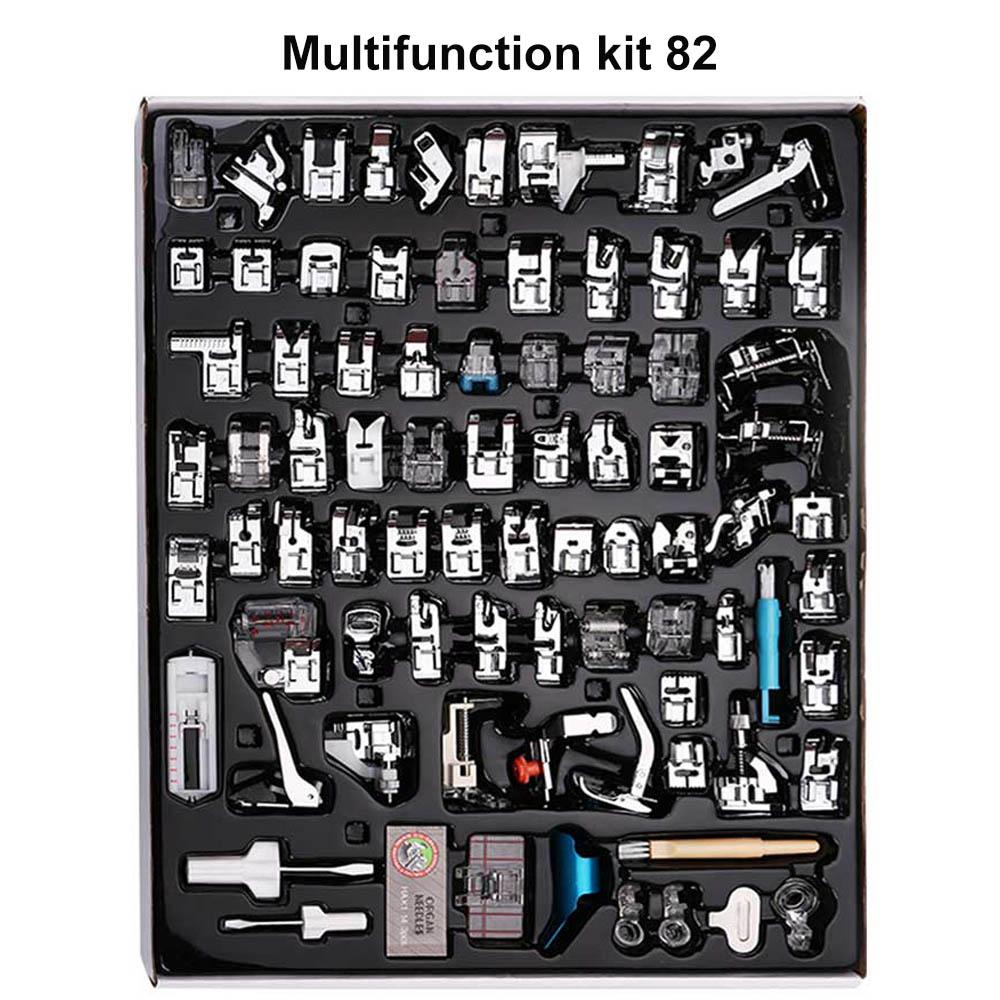 Kit 32 Piedini Premistoffa Per Macchina Da Cucire | Accessori In Metallo Per Cucito, Quilting E Orli | Attacco Basso Universale